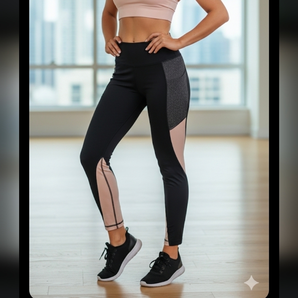 NWT Active Life Workout Capri Leggings Size M